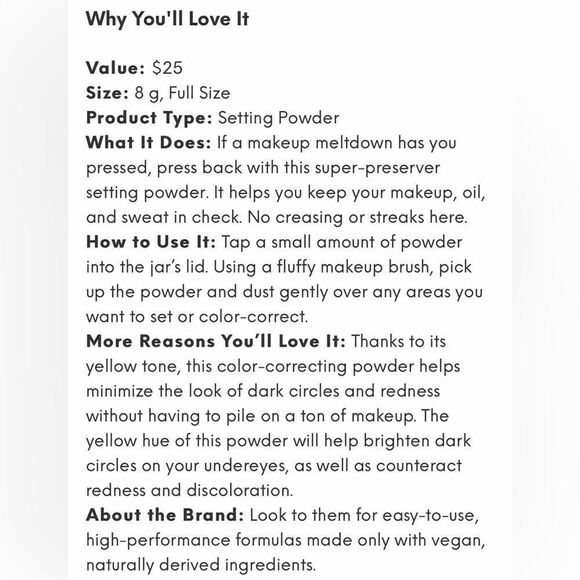 NEW β¦ BELLAPIERRE COSMETICS Pressed Banana Powder InβLight - Picture 2 of 5